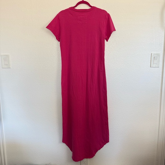 Frank & Eileen Harper Perfect Tee Shirt Maxi Dress in Pink Small - Picture 4 of 5